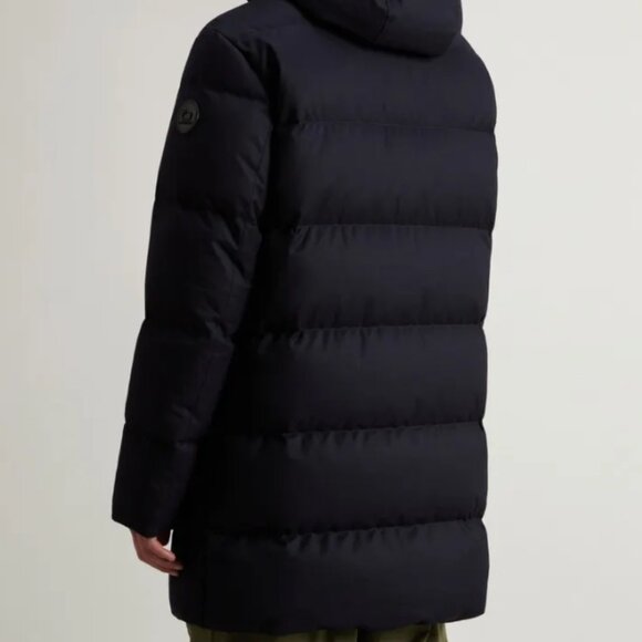 $1,540! RARE NEW Men's Woolrich Luxe Long Parka in Vitale Barberis Canonico Wool - Picture 5 of 7